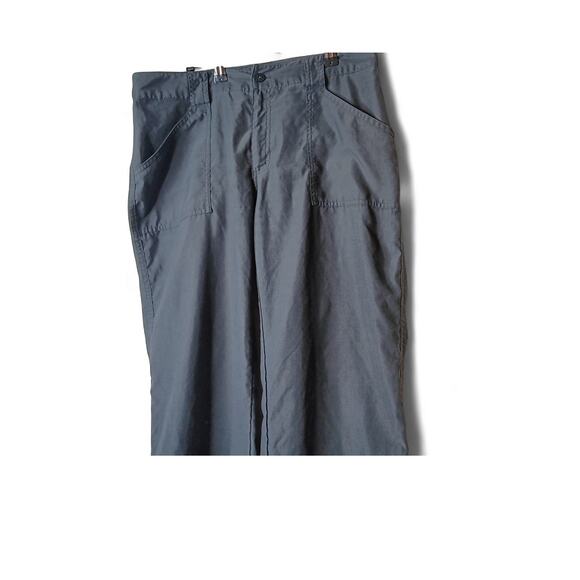 The North Face Women’s Size 8 Gray Utility Wide Leg Pants Outdoor Hiking Travel - Picture 6 of 15